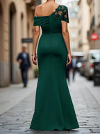 Genevieve Rae Plum bodice detail mother of the bride dress