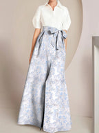 Jessamine Odette Floral Print front view mother of the bride dress
