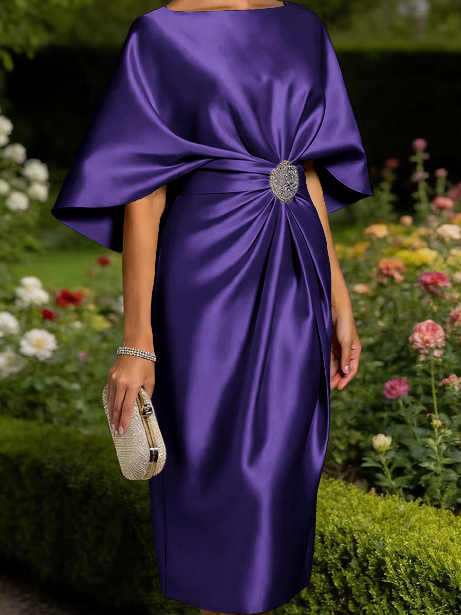 Leonora Blythe Regency front view mother of the bride dress