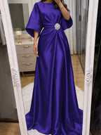 Noelle Celine Regency front view mother of the bride dress
