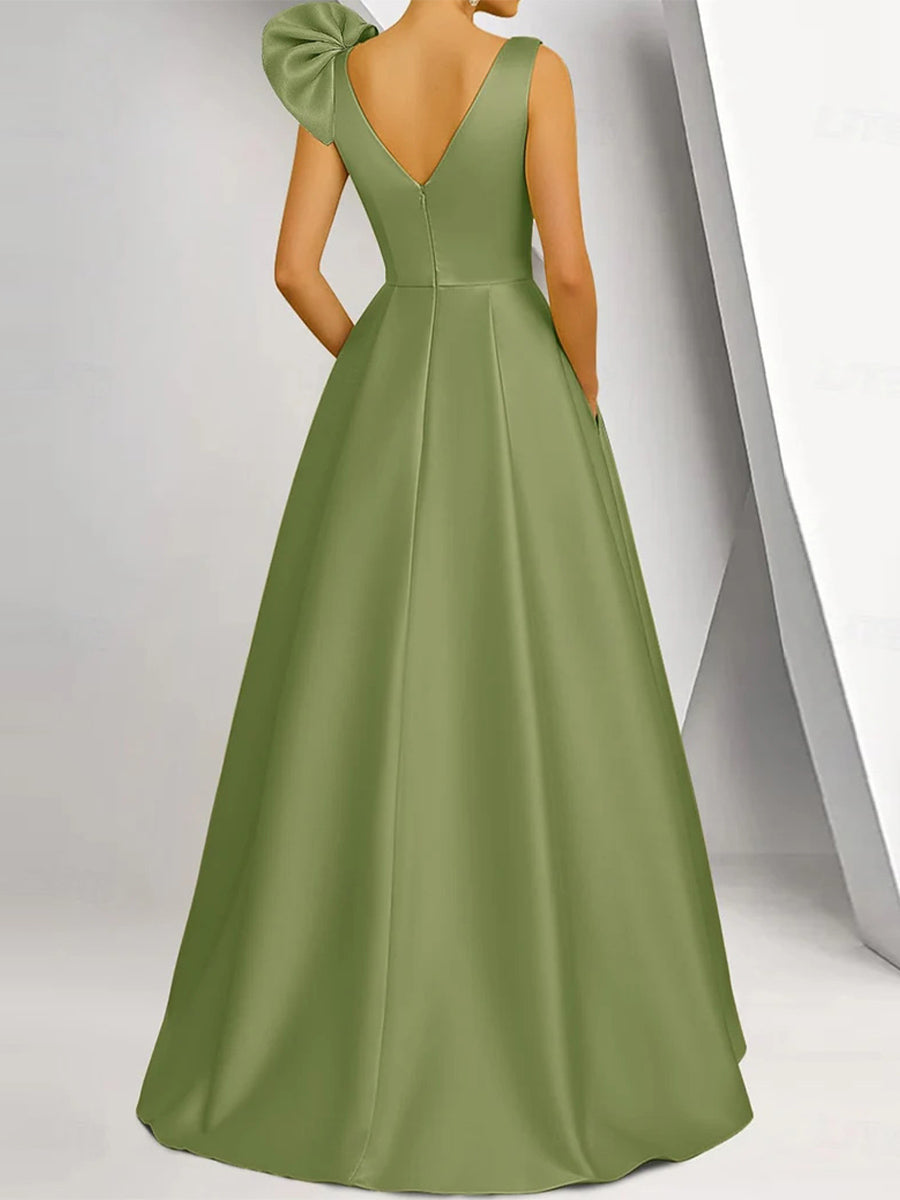 Honora Camille Sage Green bodice detail mother of the bride dress