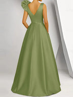 Honora Camille Sage Green bodice detail mother of the bride dress
