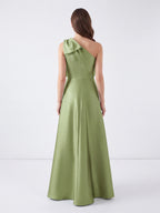 Isadora Blythe Sage Green back view mother of the bride dress