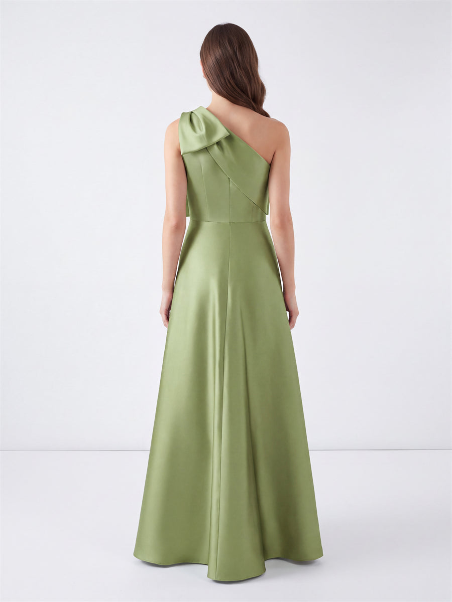 Isadora Blythe Sage Green back view mother of the bride dress