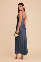 Amara Dusk Blue alternate view 3 bridesmaid dress