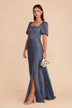 Selene Dusk Blue alternate view 3 bridesmaid dress