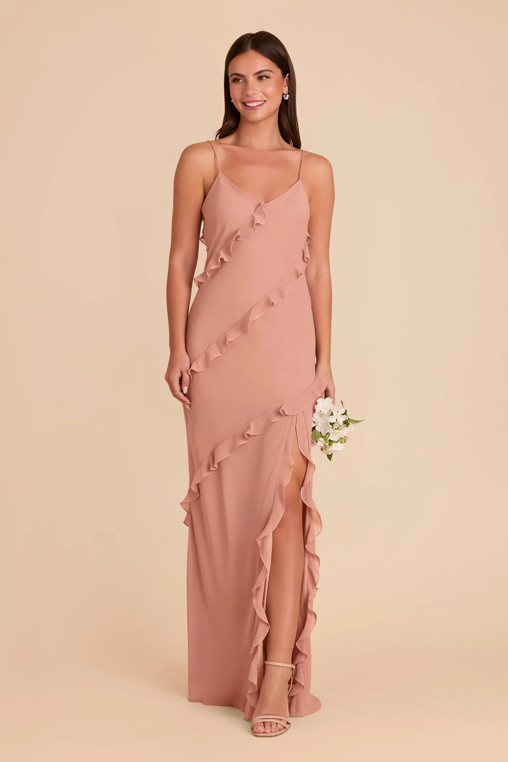 Vivienne Dusty Rose alternate view 2 bridesmaid dress