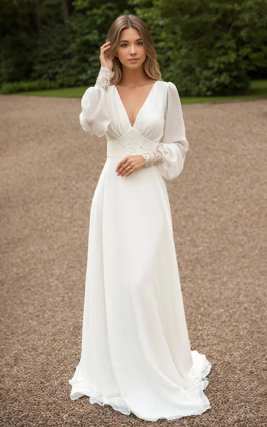Renata Diamond White front view wedding dress