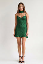 Leonora Emerald detail 2 homecoming dress