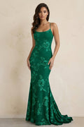 Sky Blue Spaghetti Straps Mermaid Tulle Long Formal Prom Gown With Appliques