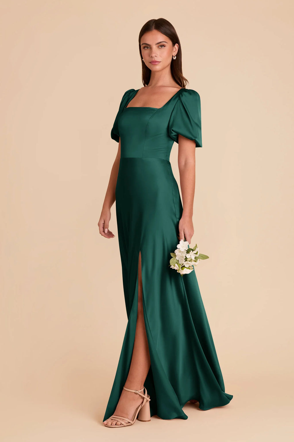 Selene Emerald alternate view 3 bridesmaid dress