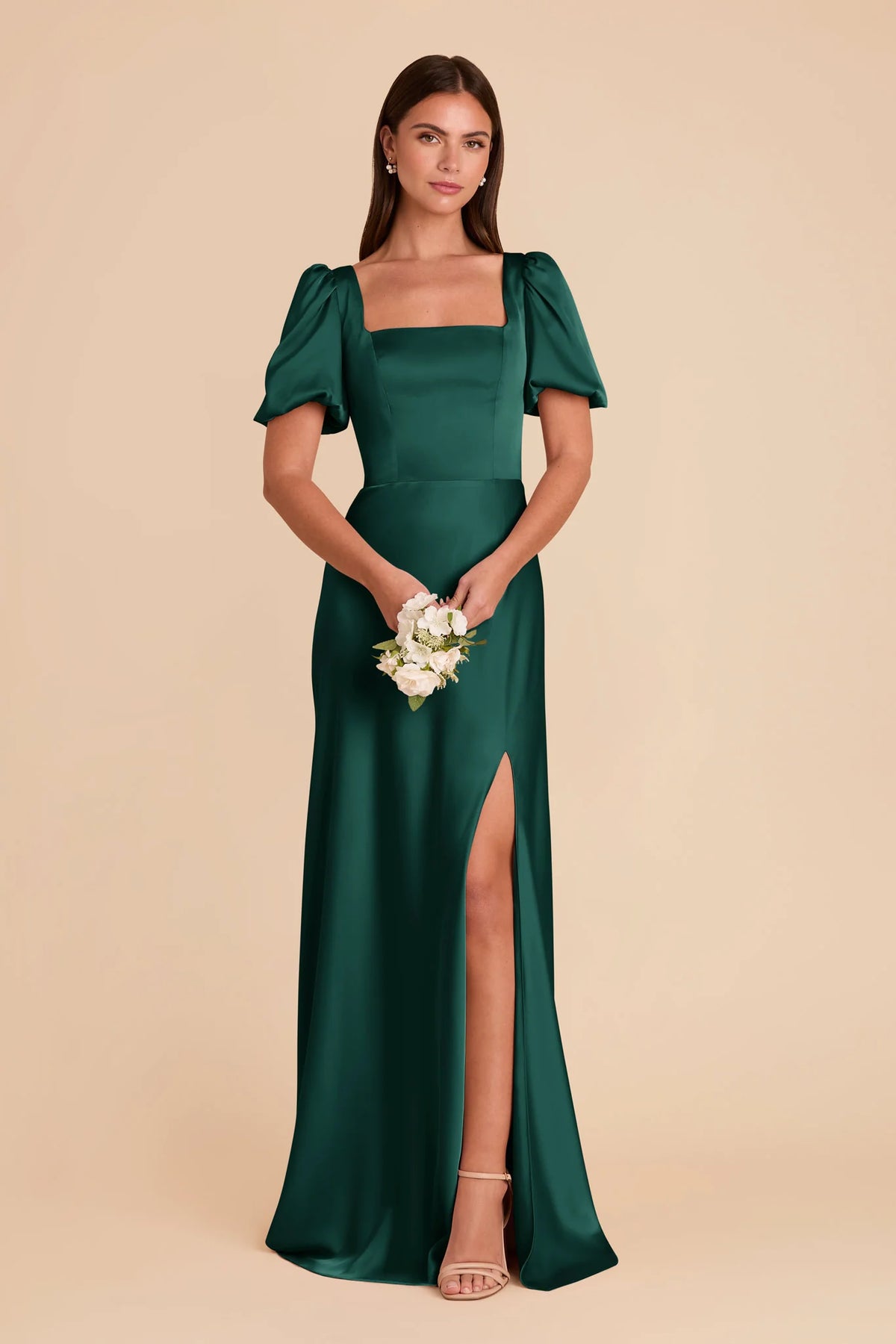 Selene Emerald alternate view 2 bridesmaid dress