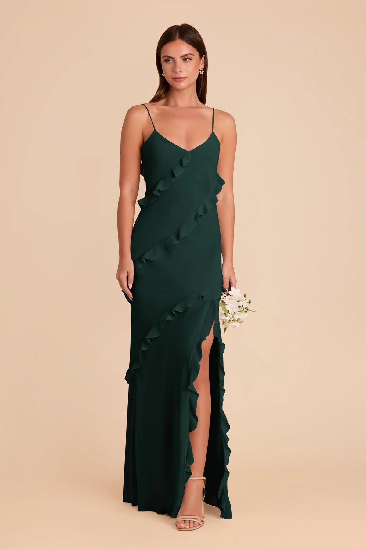 Vivienne Emerald alternate view 2 bridesmaid dress