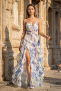 Annalise Cove Royal Blue front view prom dress