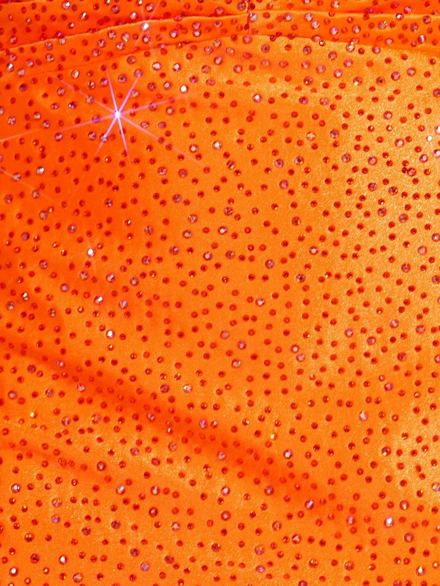 Orange Sheath Sweetheart Sequined Cut Out Short Homecoming & Cocktail Dresses