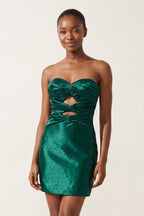 Orange Sheath Sweetheart Sequined Cut Out Short Homecoming & Cocktail Dresses