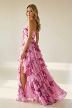 Phaedra Hot Pink detail 2 prom dress
