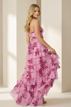 Phaedra Hot Pink detail 1 prom dress
