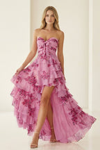 Phaedra Hot Pink detail 3 prom dress