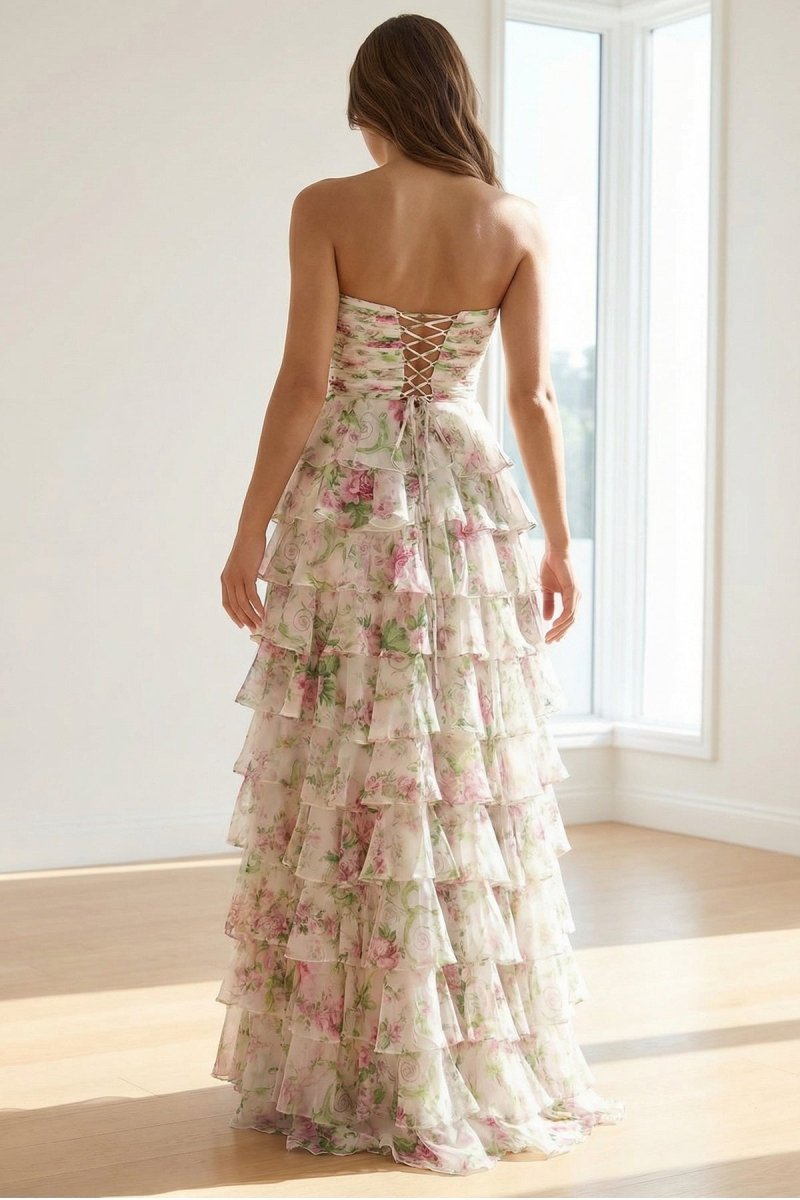 Phaedra Ivory back view prom dress