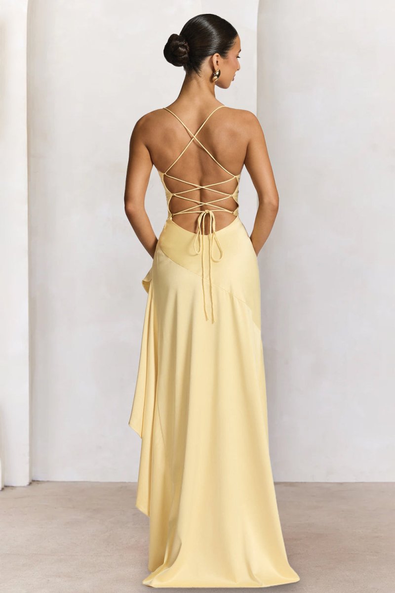 Lavinia yellow detail 1 prom dress