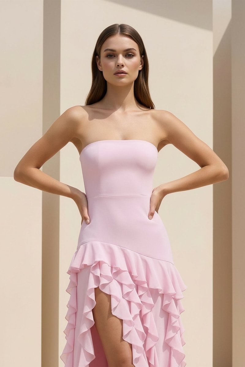 Fabiola pink detail 3 prom dress