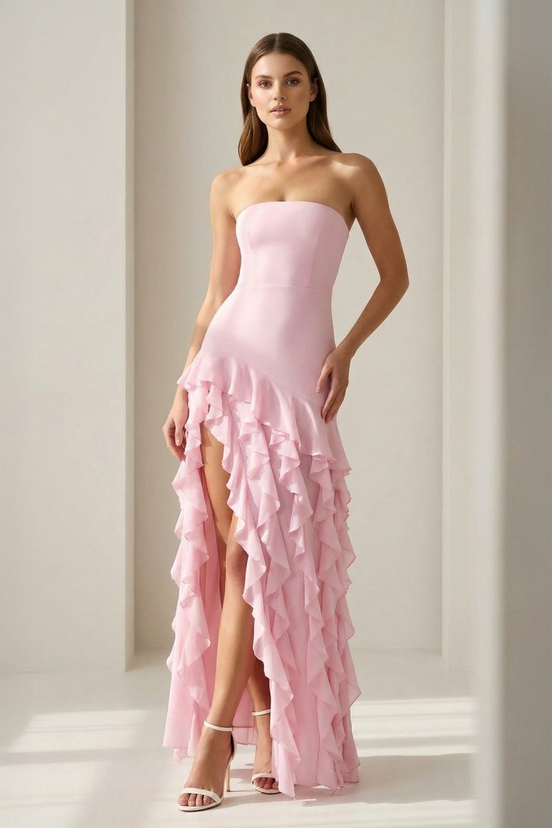 Karissa Dawn Rose Pink detail 1 prom dress