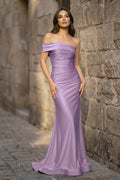 Dorothea Jade Lilac front view prom dress