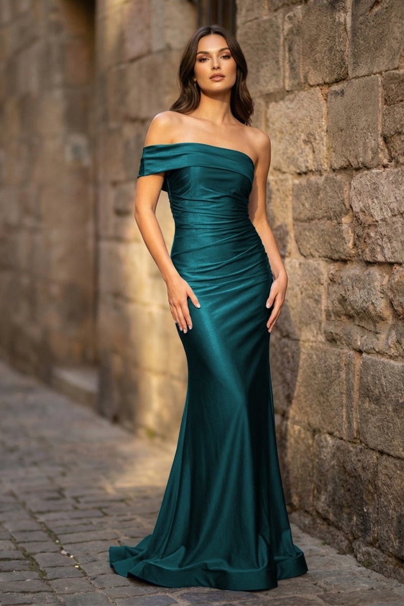 Dorothea Peacock front view prom dress