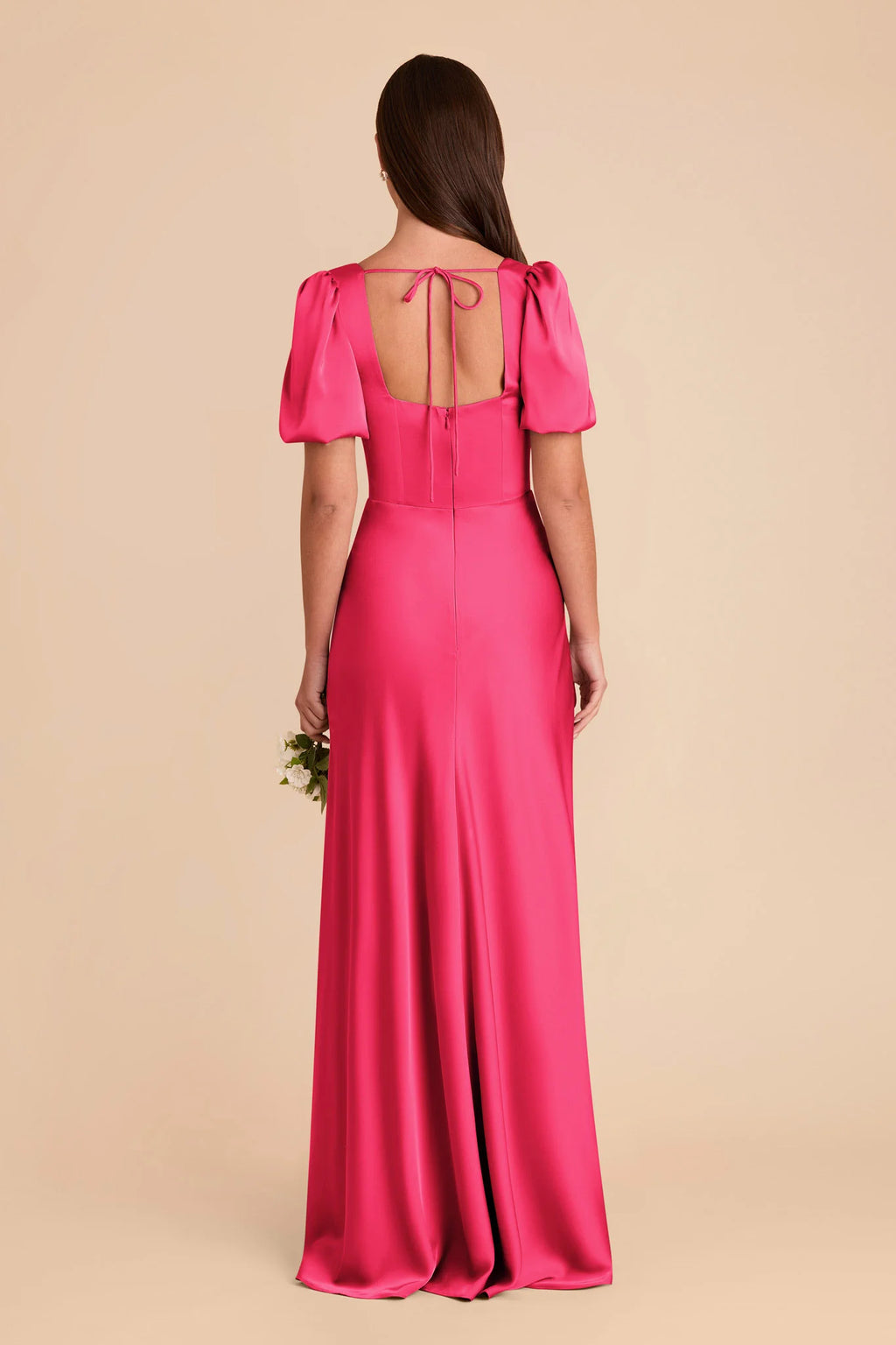 Selene Fuchsia alternate view 4 bridesmaid dress