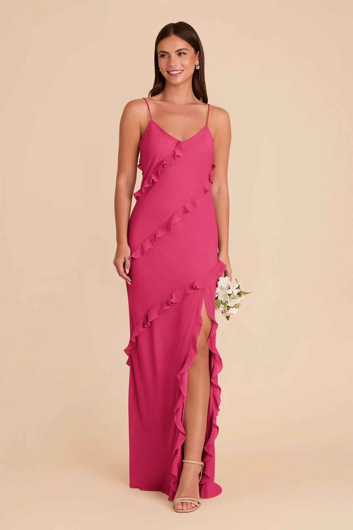 Vivienne Fuchsia alternate view 2 bridesmaid dress