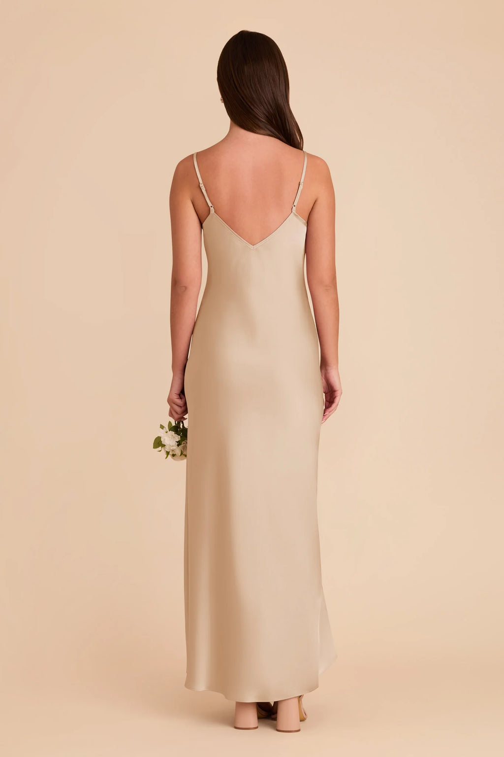 Amara Gold alternate view 4 bridesmaid dress