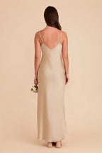 Amara Gold alternate view 4 bridesmaid dress
