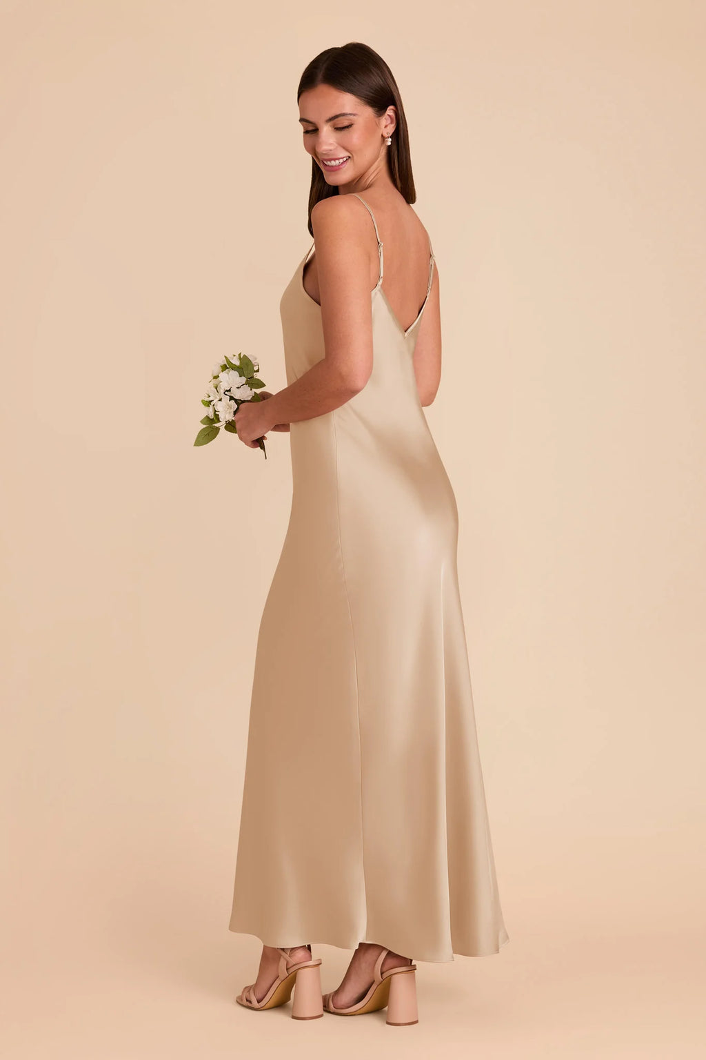 Amara Gold alternate view 3 bridesmaid dress