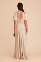 Selene Gold alternate view 4 bridesmaid dress
