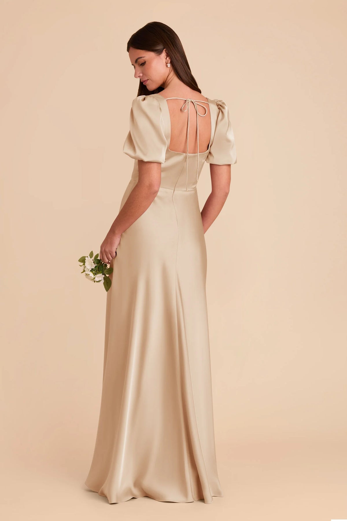 Selene Gold alternate view 3 bridesmaid dress
