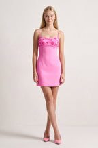 Mint Green Spaghetti Straps Sheath Satin Mini Homecoming Dress