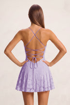 Fiorella Lavender detail 1 homecoming dress