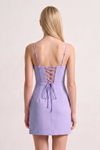 Mint Green Spaghetti Straps Sheath Satin Mini Homecoming Dress