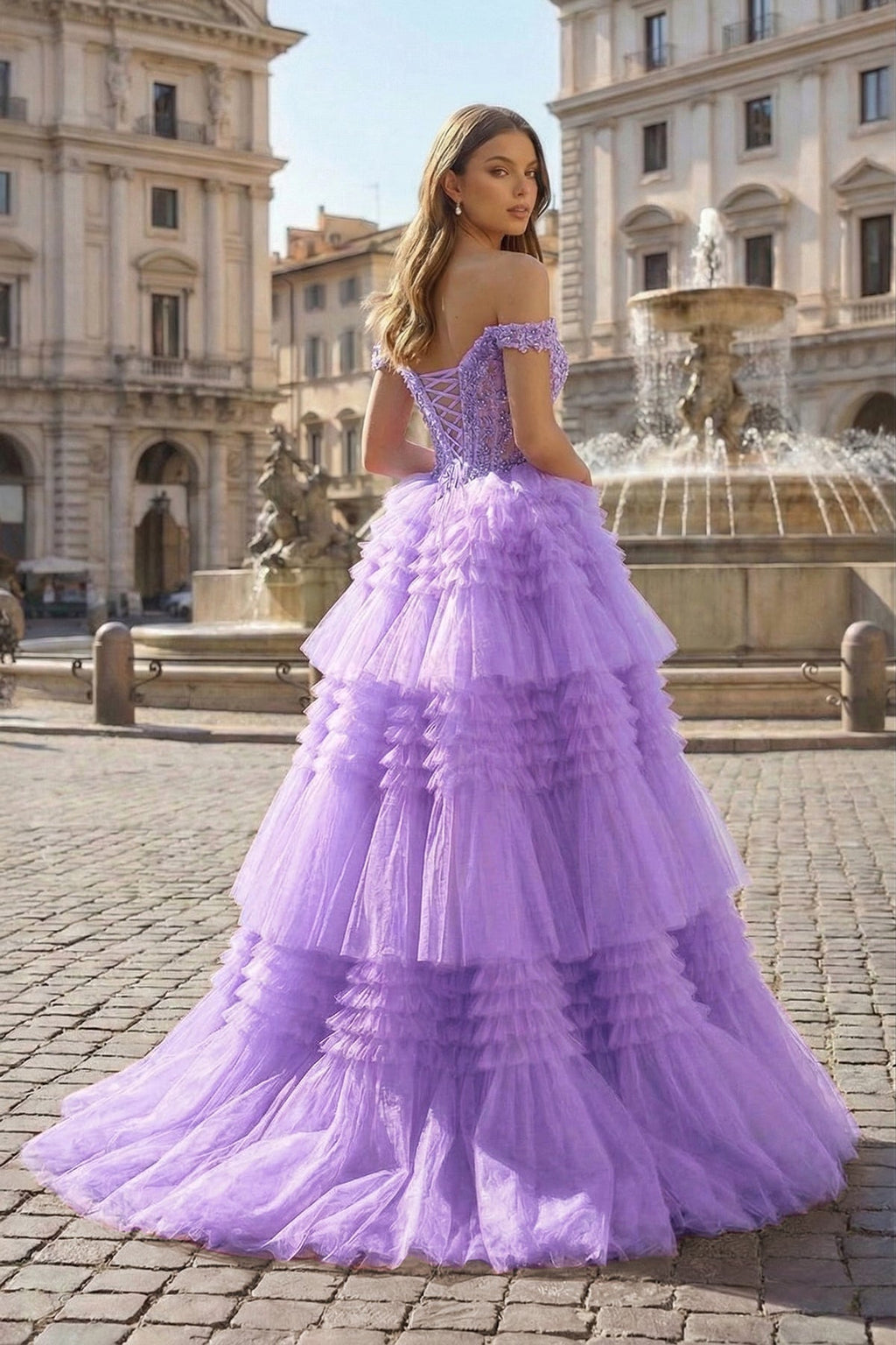 Aurelia Wren detail image 4 prom dress
