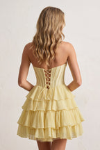 Mirabel Yellow detail 1 homecoming dress