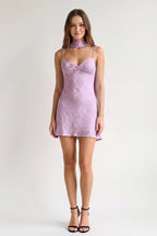 Leonora Lilac detail 2 homecoming dress