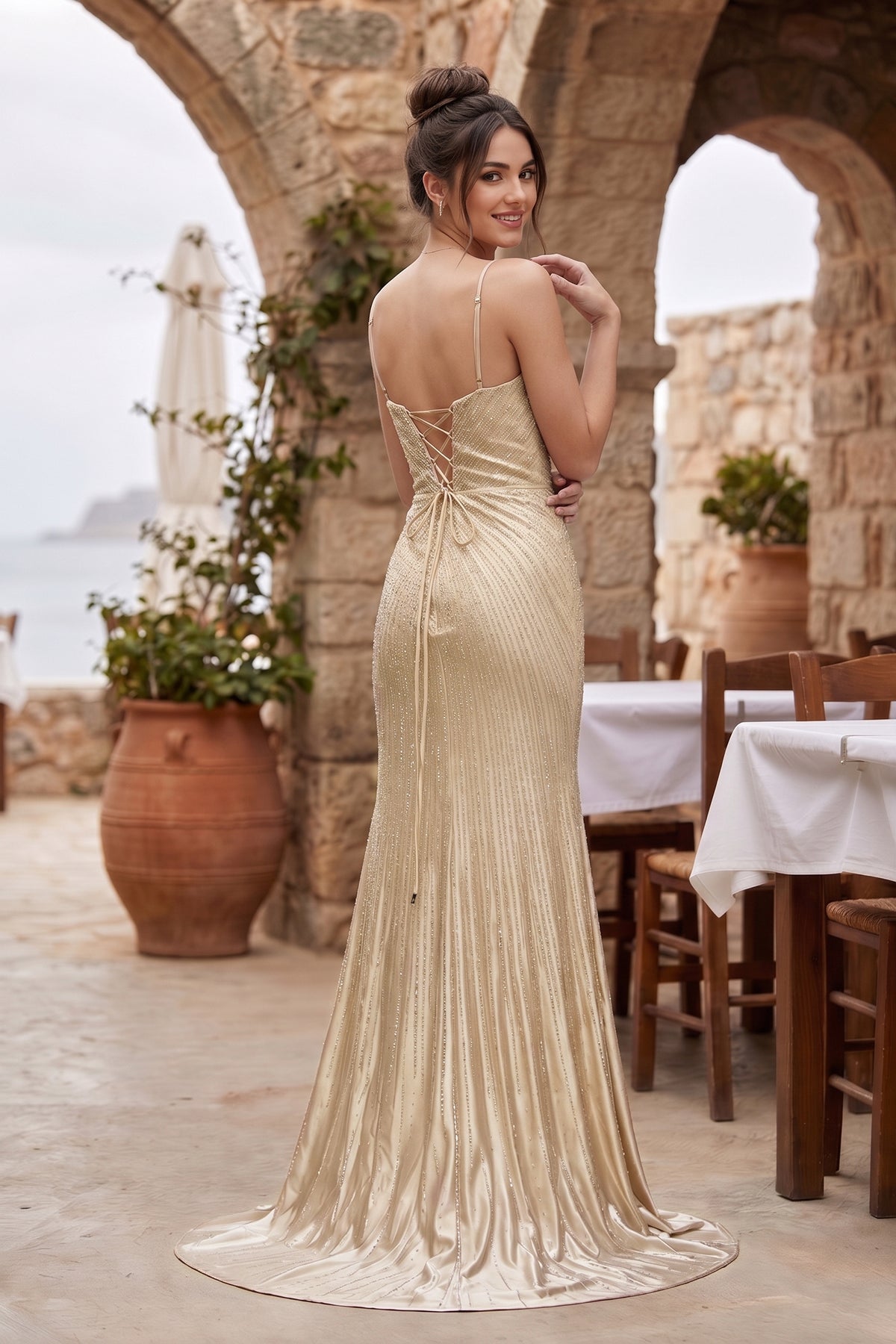 Bellamy Olive detail image 20 prom dress
