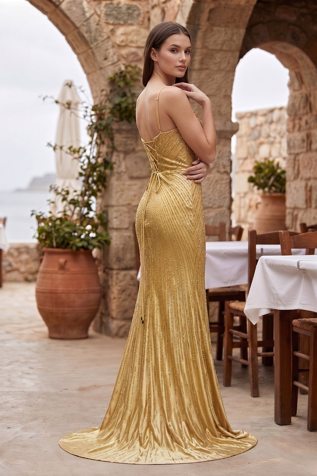 Bellamy Olive detail image 26 prom dress