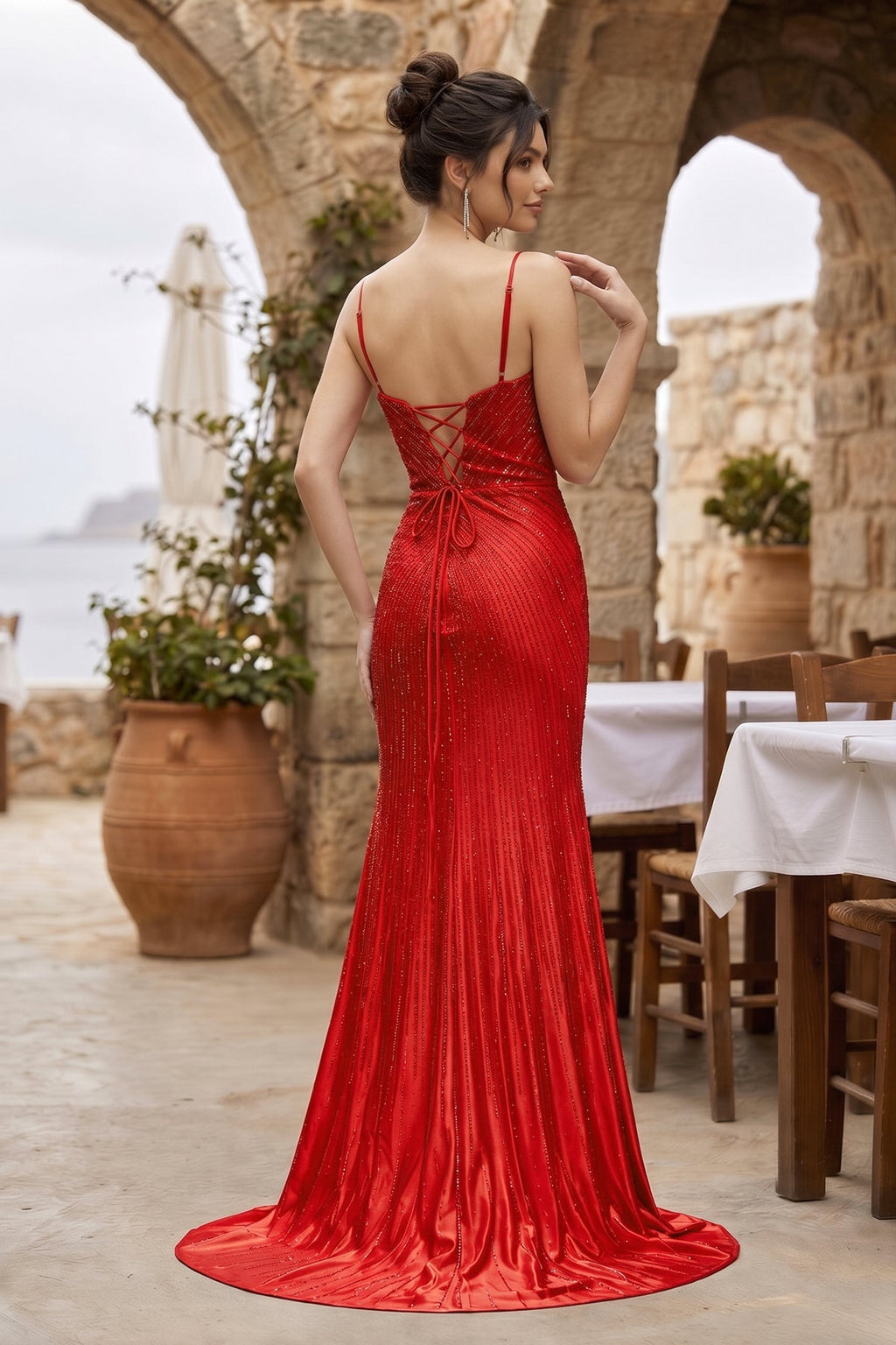 Bellamy Olive detail image 30 prom dress