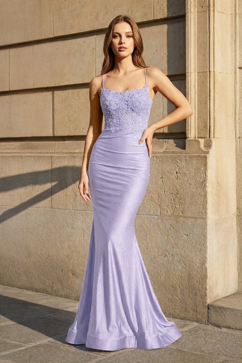 Mermaid Spaghetti Straps Dark Green Long Formal Prom Gown with Appliques