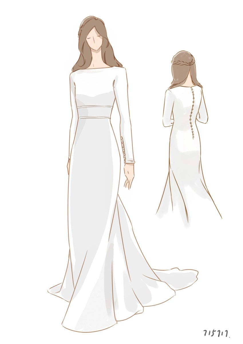 Diamond White Satin Mermaid Wedding Dress with Sweep Train
