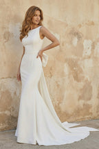 Verena Diamond White front view wedding dress