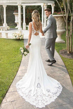 Oriane Diamond White front view wedding dress