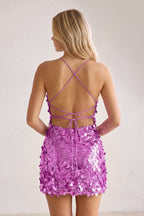 Delphine Mint Green detail 7 homecoming dress
